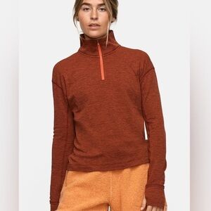 Outdoor Voices Red Quarter Zip
